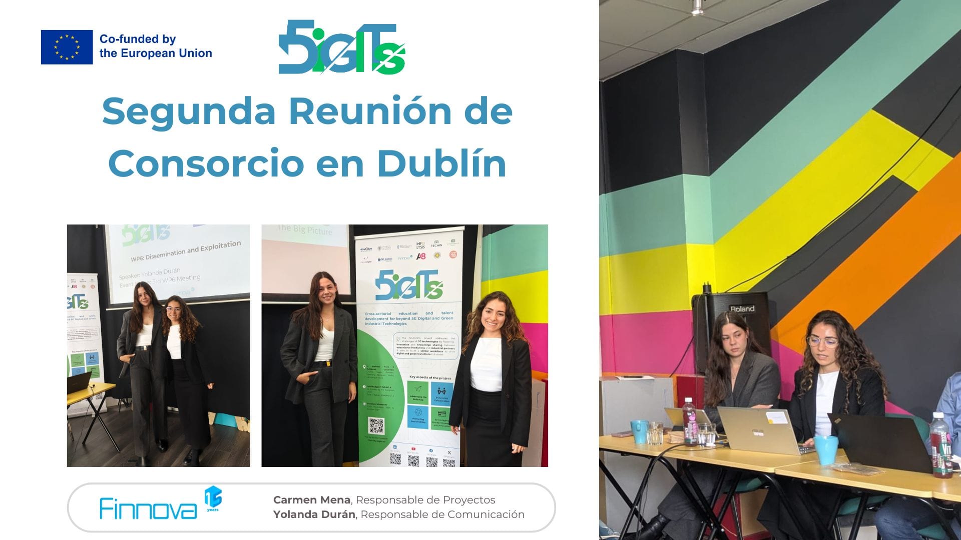 Finnova impulsa la comunicación de 5G-DiGITs en Dublín y participa en el primer Brokerage Event del proyecto
