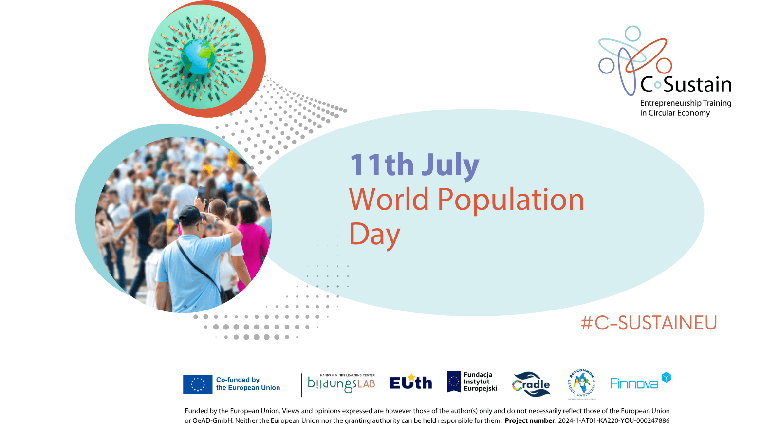 C-SUSTAIN apuesta por el emprendimiento juvenil como motor de inclusión y sostenibilidad en una Europa diversa