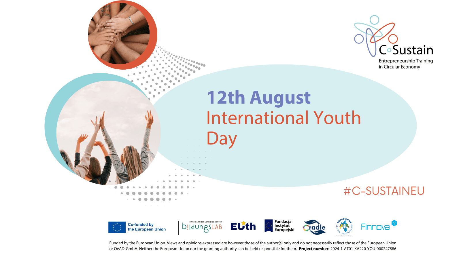 C-SUSTAIN promotes youth entrepreneurship as a driver of inclusion and sustainability in a diverse Europe