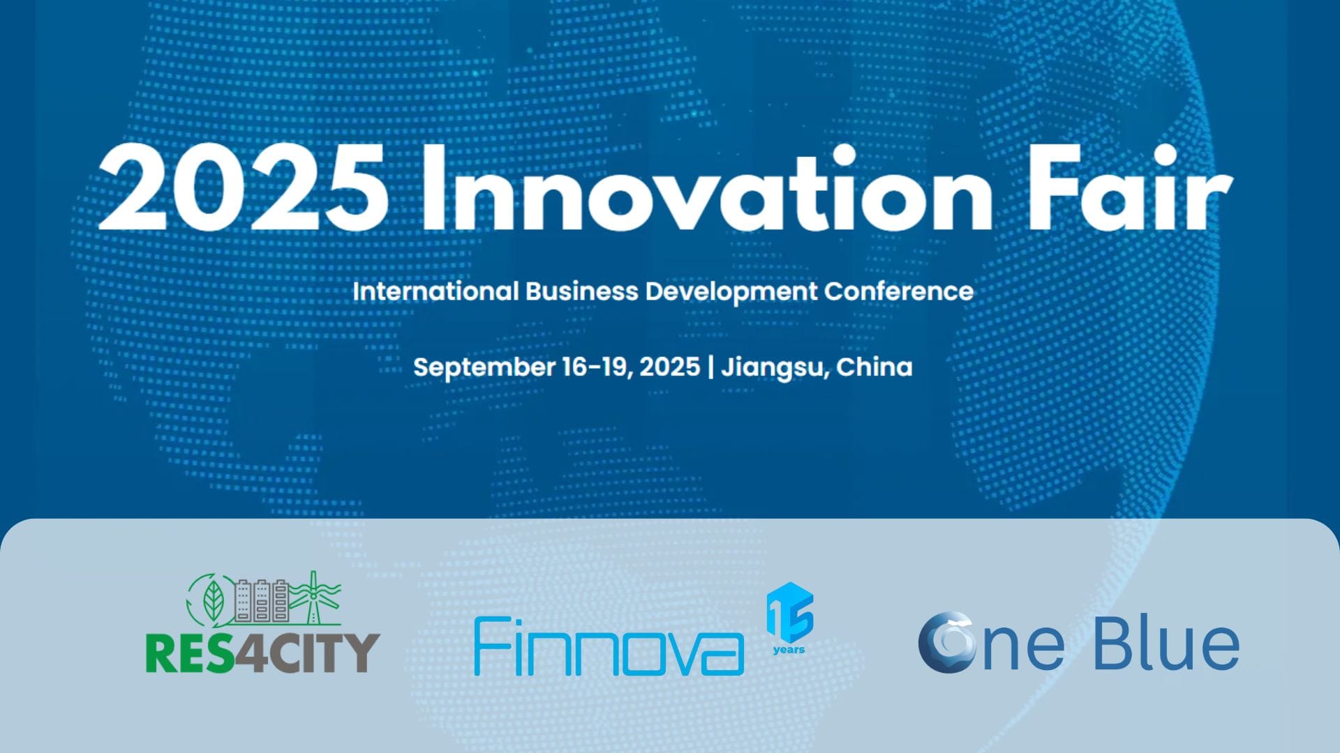 European projects RES4CITY and ONE-BLUE land at the Nanjing Innovation Fair