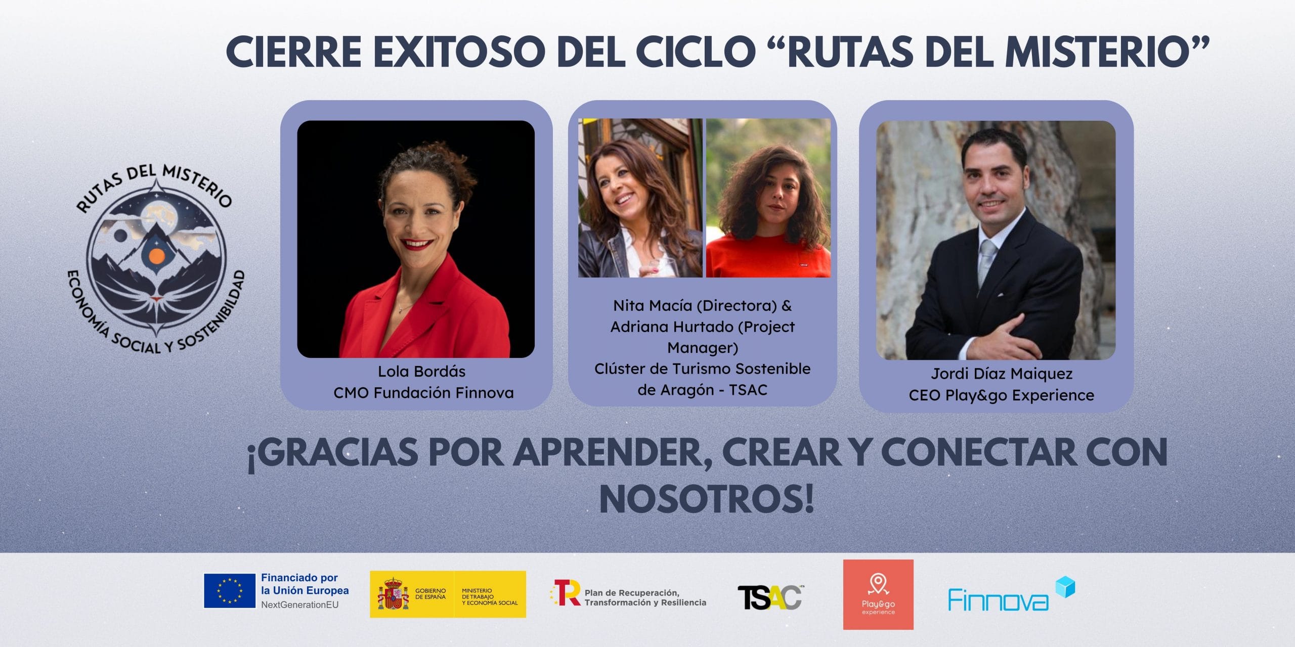 The training program “Rutas del Misterio– Social Economy and Sustainability” successfully comes to an end