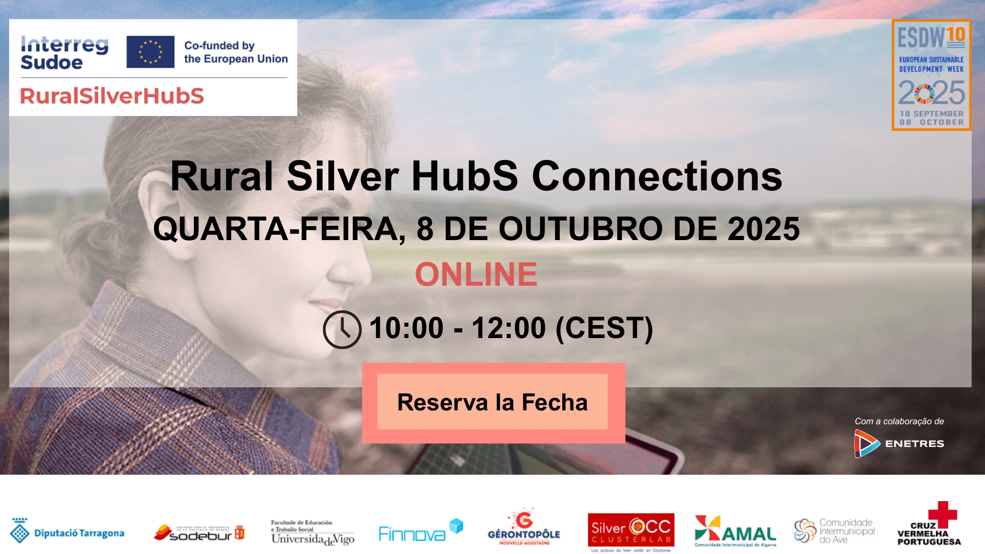 Rural Silver Hubs Connections reunirá parceiros e atores europeus no âmbito da Semana Europeia do Desenvolvimento Sustentável