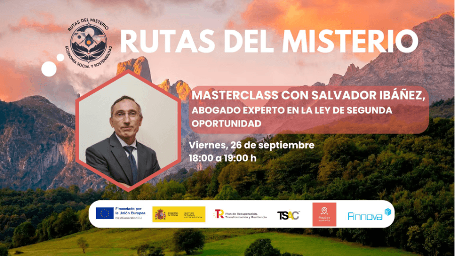 La Fundación Finnova celebró la Masterclass “Segunda Oportunidad” dentro del proyecto Rutas del Misterio – Economía Social y Sostenibilidad