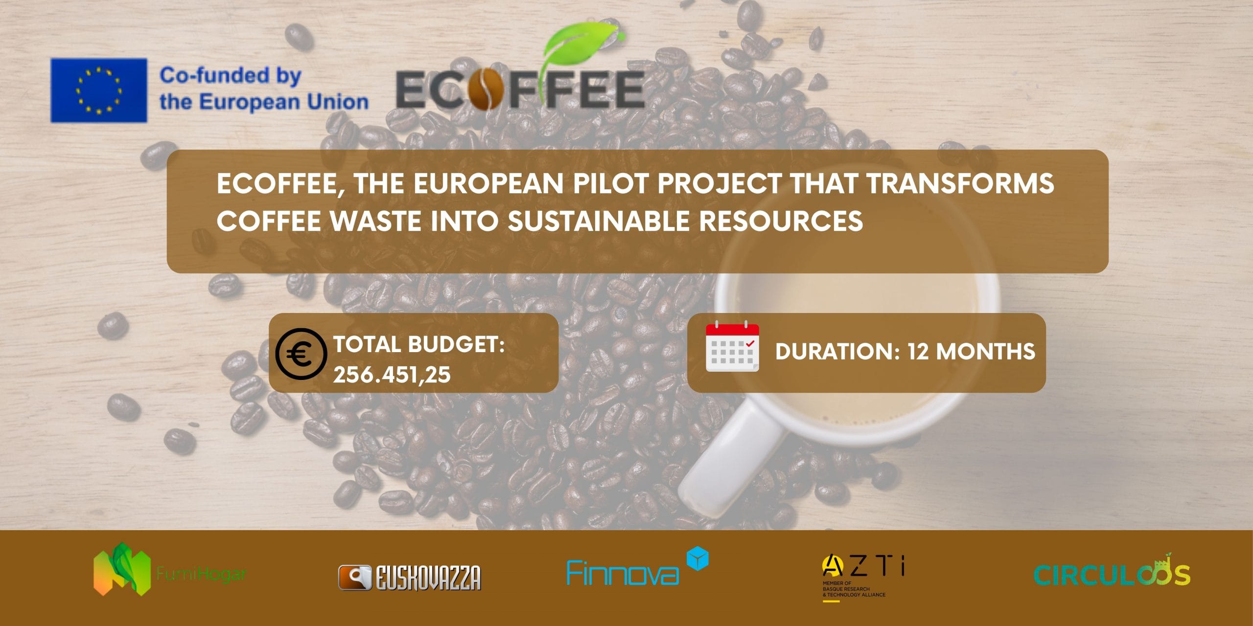ECOFFEE, the European pilot project that transforms coffee waste into sustainable resources for biocides and animal feed