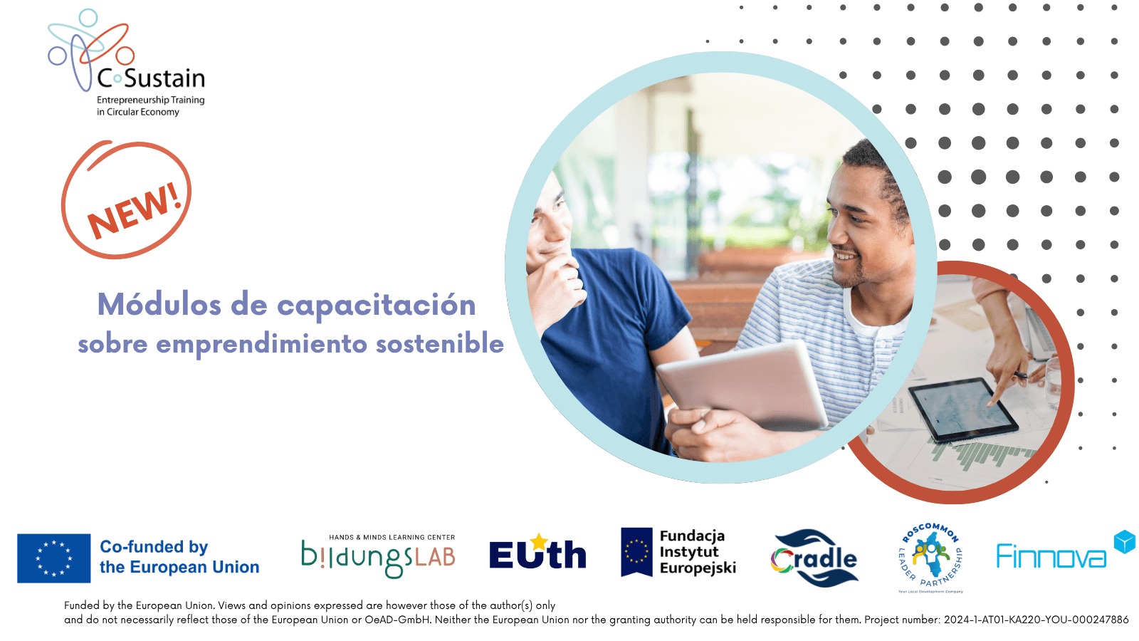 C-SUSTAIN lanza su primer curso europeo sobre emprendimiento sostenible e innovación circular