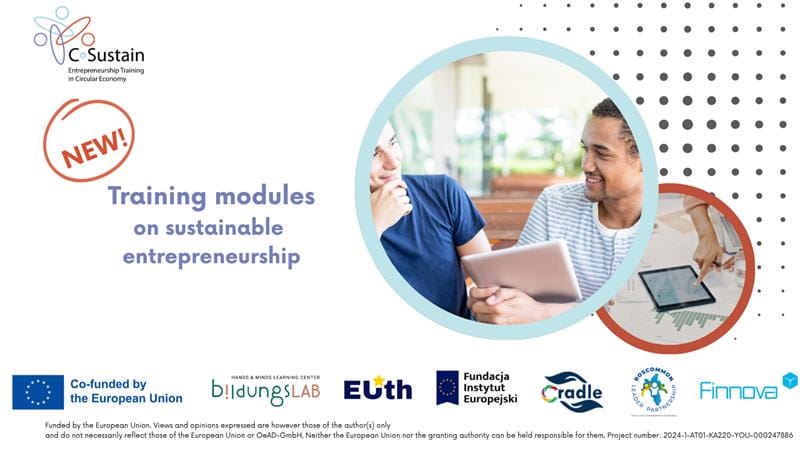 C-SUSTAIN launches its first European course on sustainable entrepreneurship and circular innovation