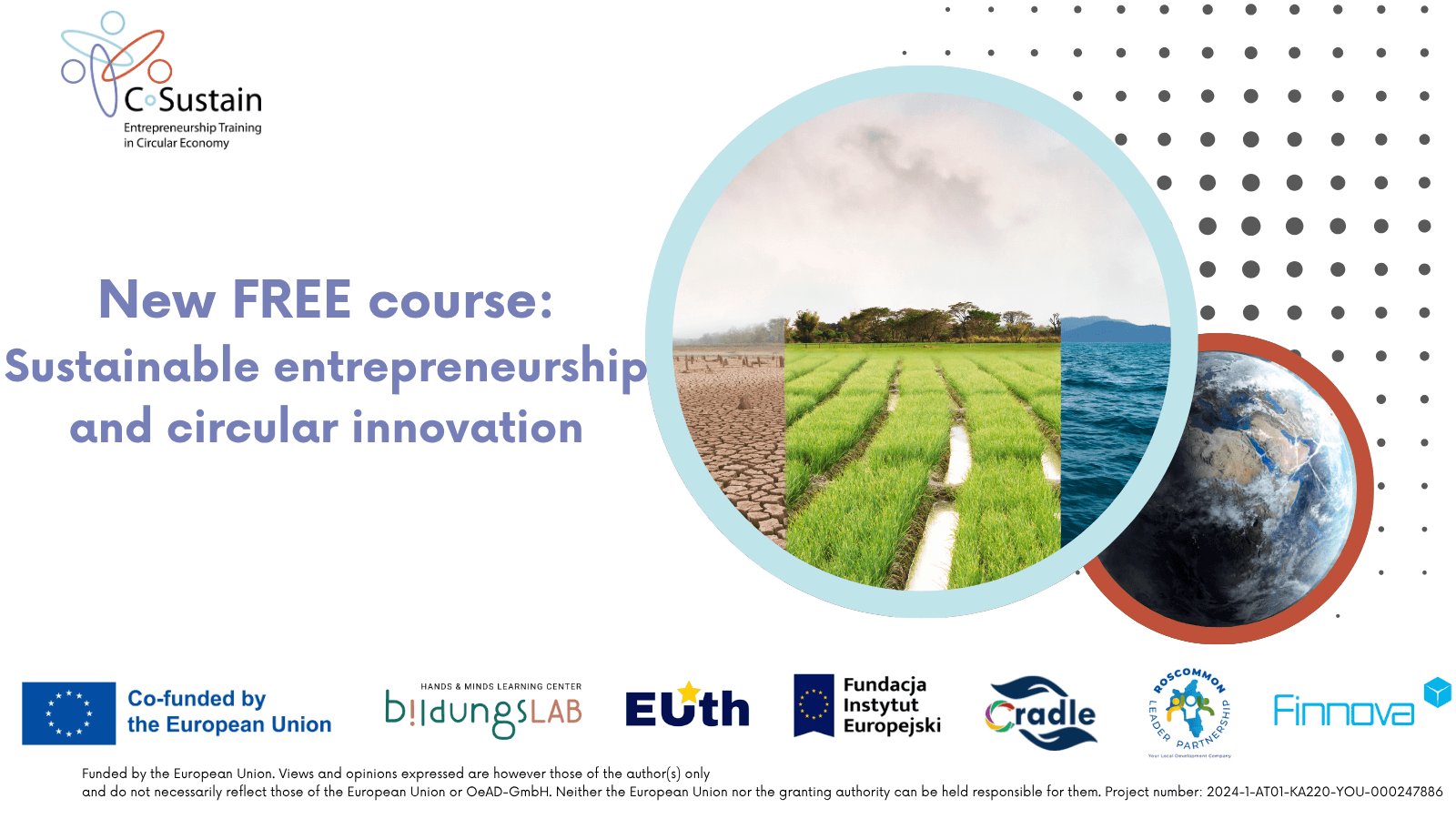 C-SUSTAIN starts a free course to train the next generations of sustainable entrepreneurs