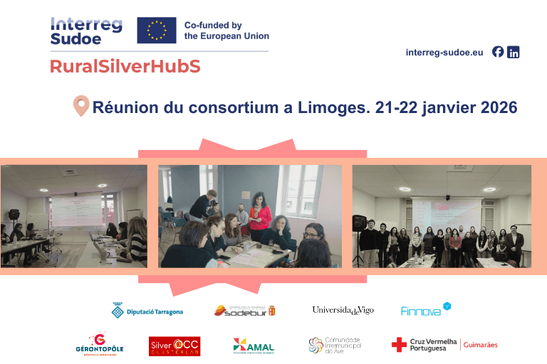 RuralSilverHubS stimule l’innovation sociale dans l’Europe rurale lors de la réunion de consortium organisée à Limoges