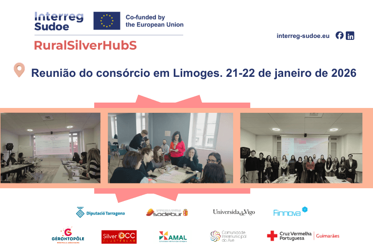 RuralSilverHubS impulsiona a inovação social na Europa rural durante a reunião de consórcio realizada em Limoges