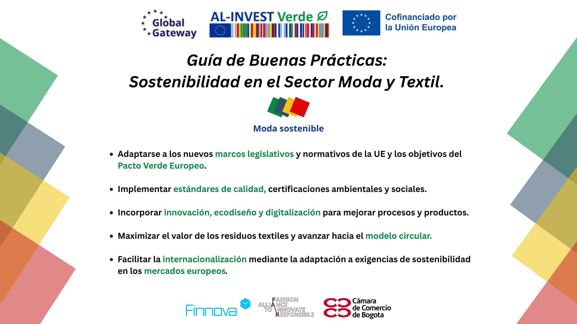 La Guía de Buenas Prácticas para la Sostenibilidad en el Sector Moda y Textil se presenta en el evento RAICES en Bruselas