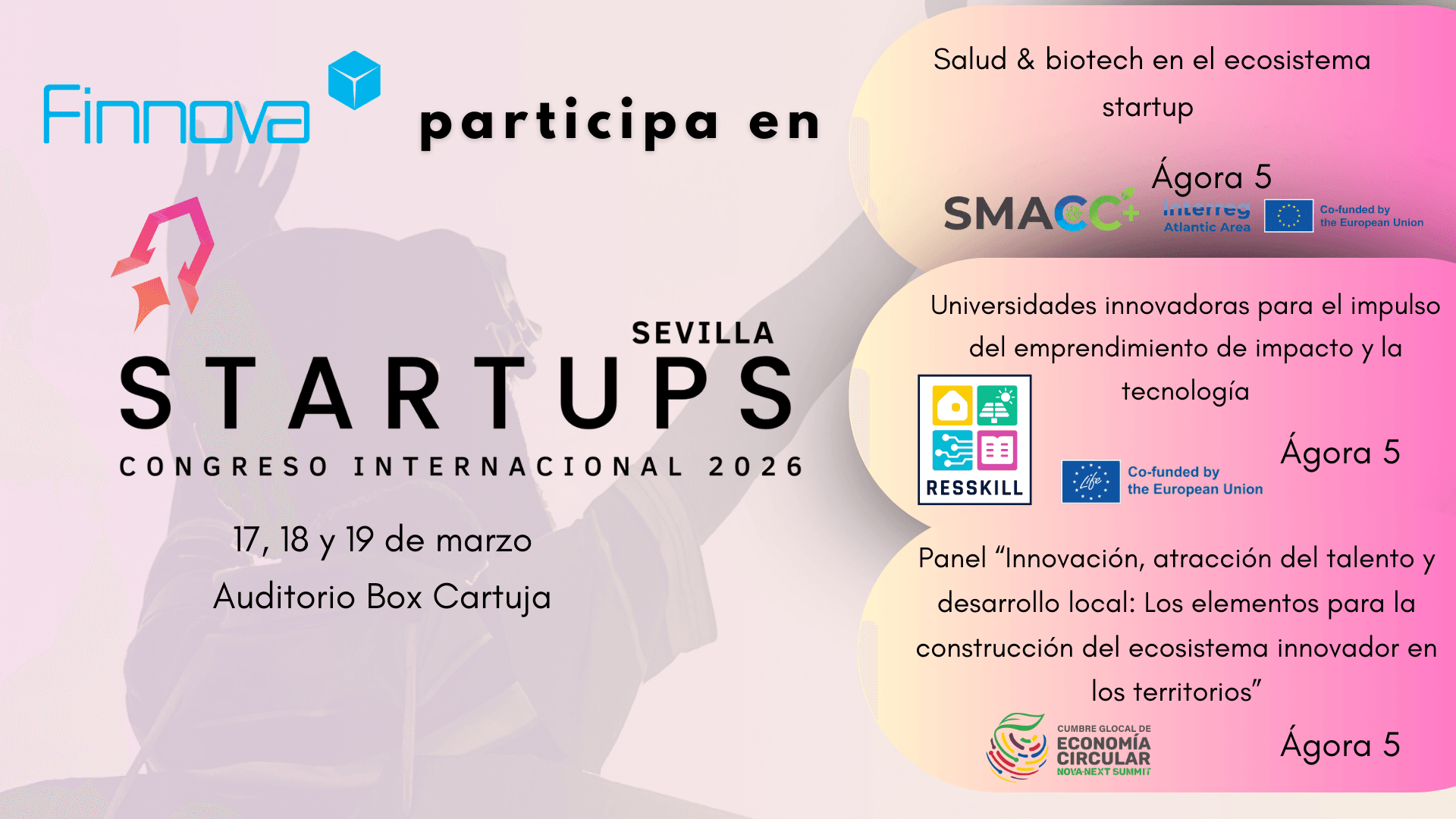 Finnova participa en el Congreso Internacional de Startups de Sevilla 2026