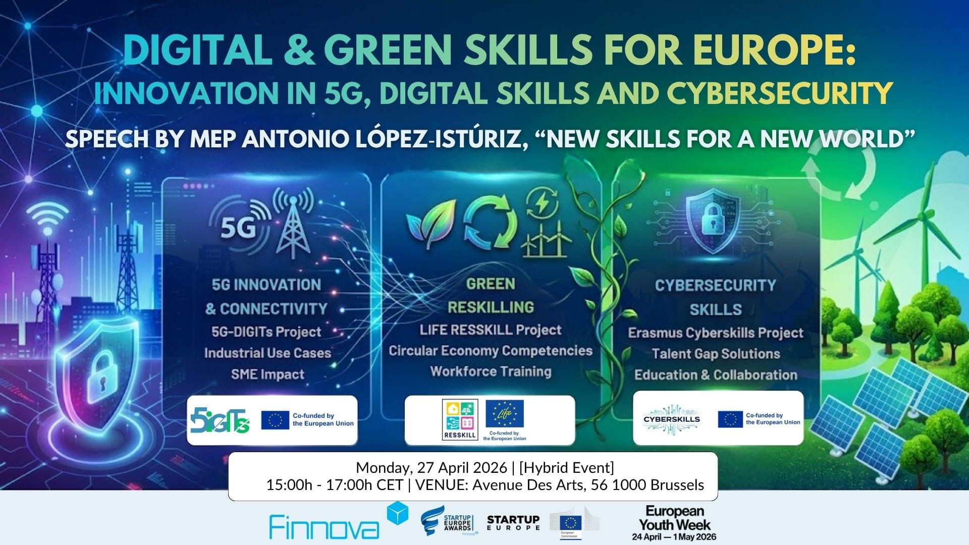 Finnova organises an event on digital and green skills during European Youth Week 2026