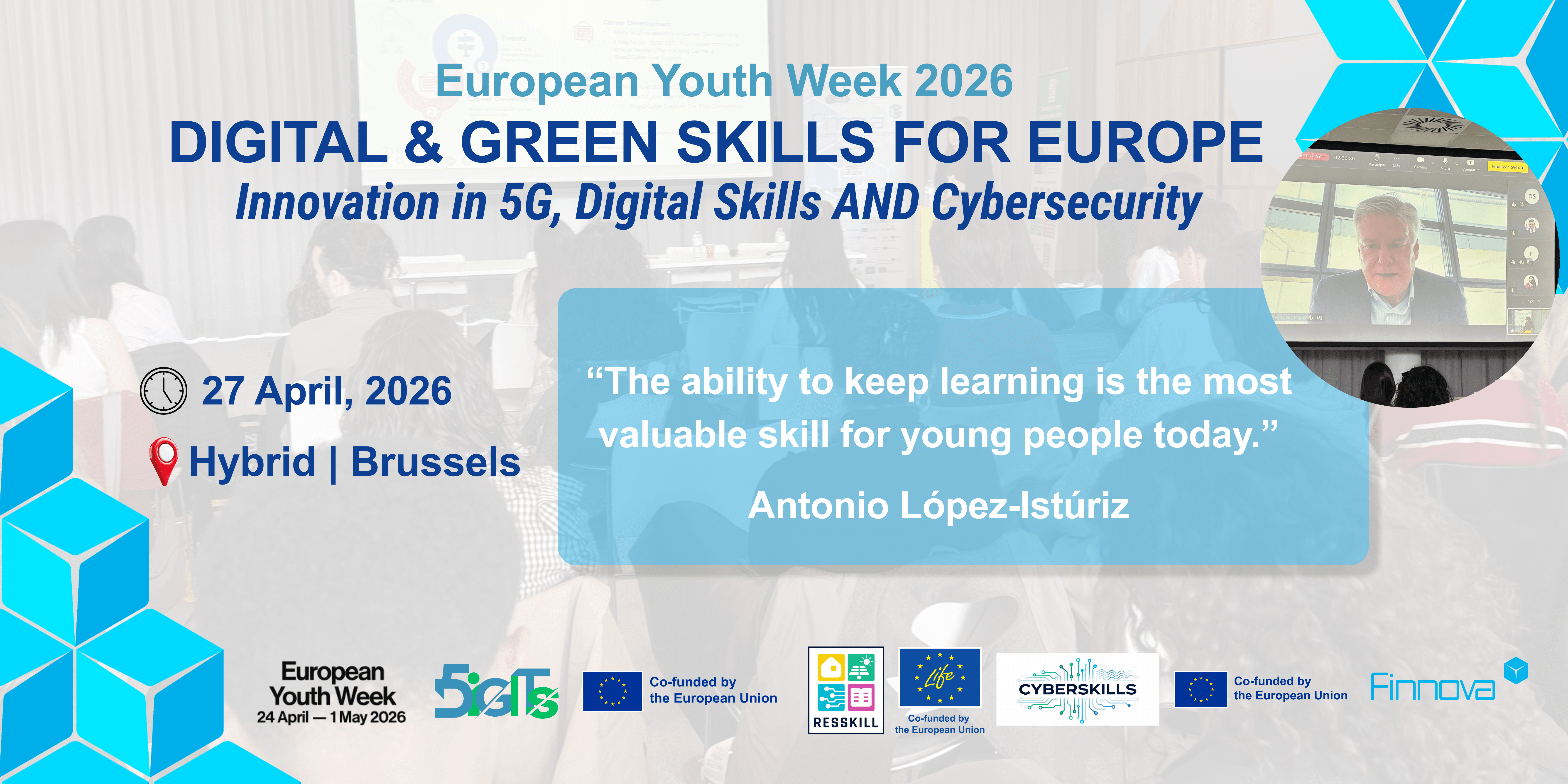 Finnova brings together European institutions and experts in Brussels to discuss digital and green skills during European Youth Week 2026